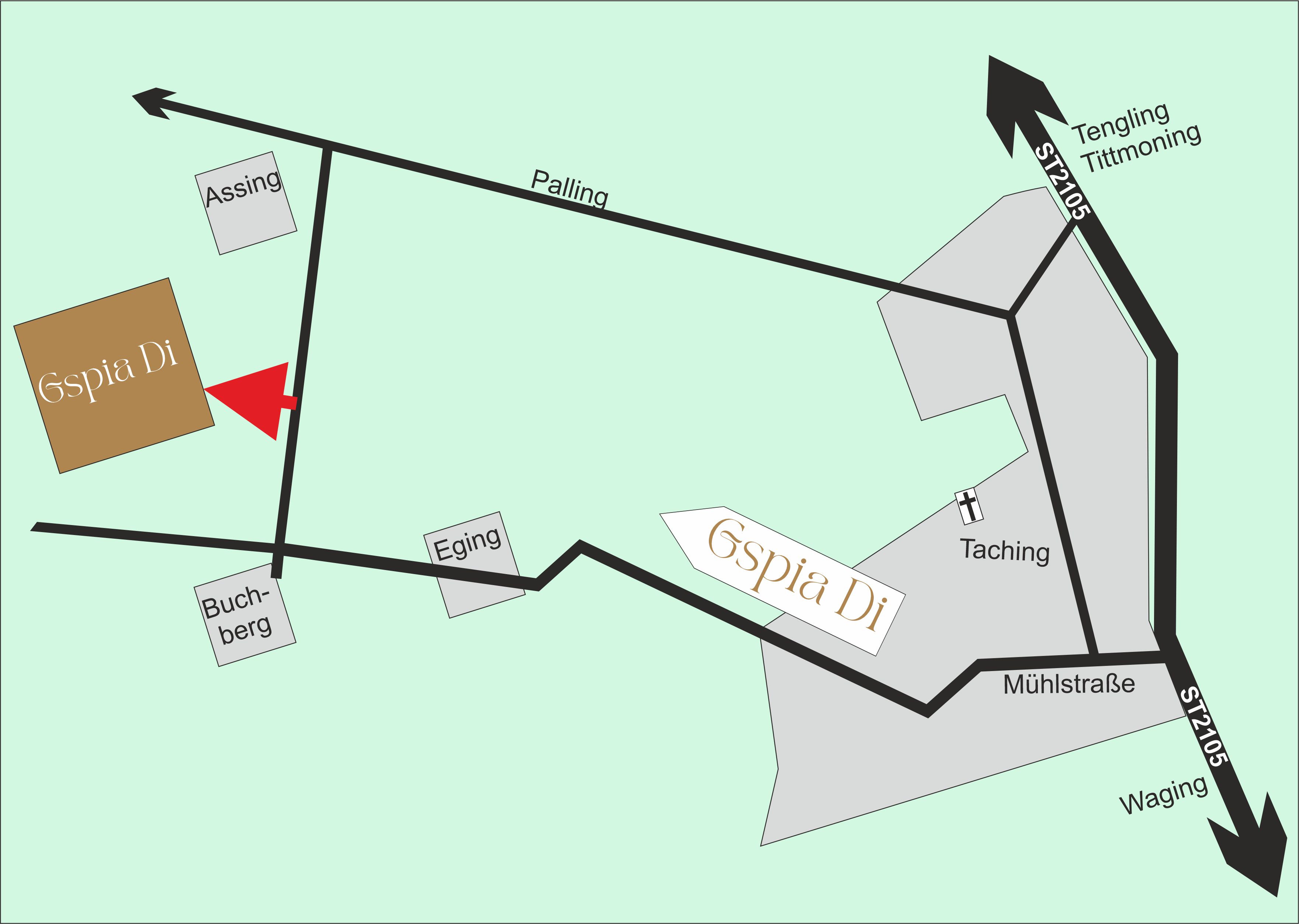 Zufahrt zum Festival